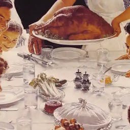 Nobody's seriously questioning whether we should share Thanksgiving with relatives whose views clash with ours.